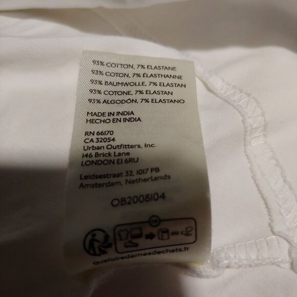 Free People Beach Midi Boho Minimalist Soft Girl Coastal Grandma Holiday Dress M - Picture 11 of 11